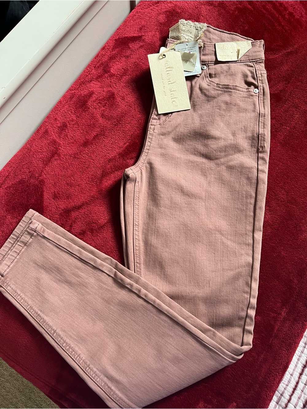 Altar'd State Dusty Rose Skinny Jeans NWT